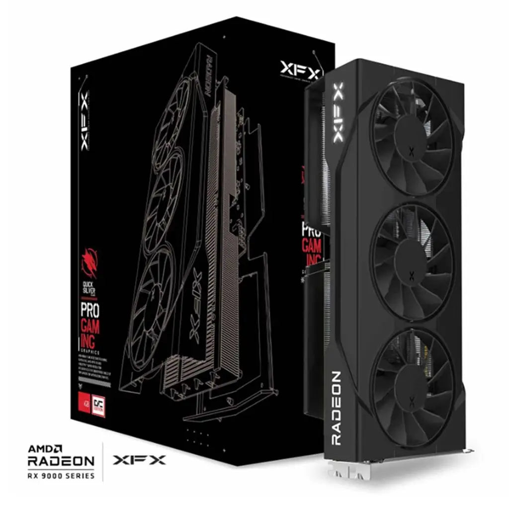 XFX Swift AMD Radeon RX 9060 XT OC Triple Fan Gaming Edition with 16GB GDDR6 Graphics Card XFX Swift AMD Radeon RX 9060 XT OC Triple Fan Gaming Edition with 16GB GDDR6 Graphics Card